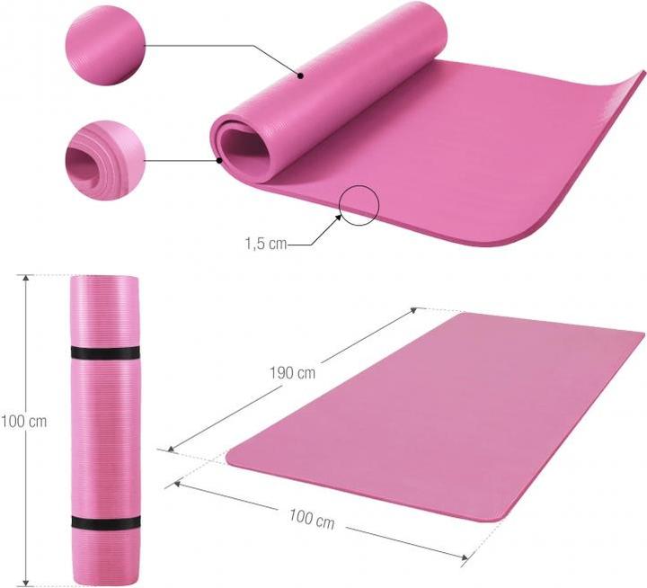 Actual product image Gorilla Sports yoga mat (15 mm)