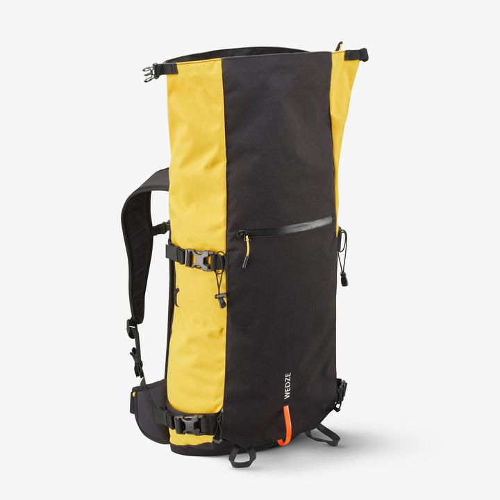 Produktbild Wedze Roll Top Strong Freeride 30 L Ski/Snowboard Backpack - Yellow (30 l)