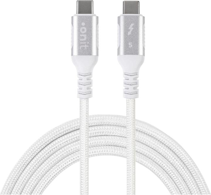 Actual product image Onit Thunderbolt-5-Kabel USB C - USB C 0.5 m, Weiss (0.50 m)