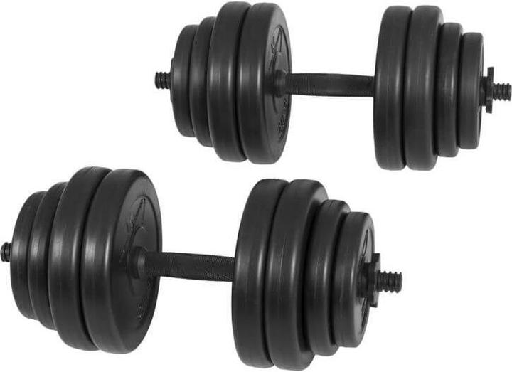 Actual product image Gyronetics Dumbbell set (8 x 2.5 kg, 4 x 1.25 kg, 4 x 0.75 kg)