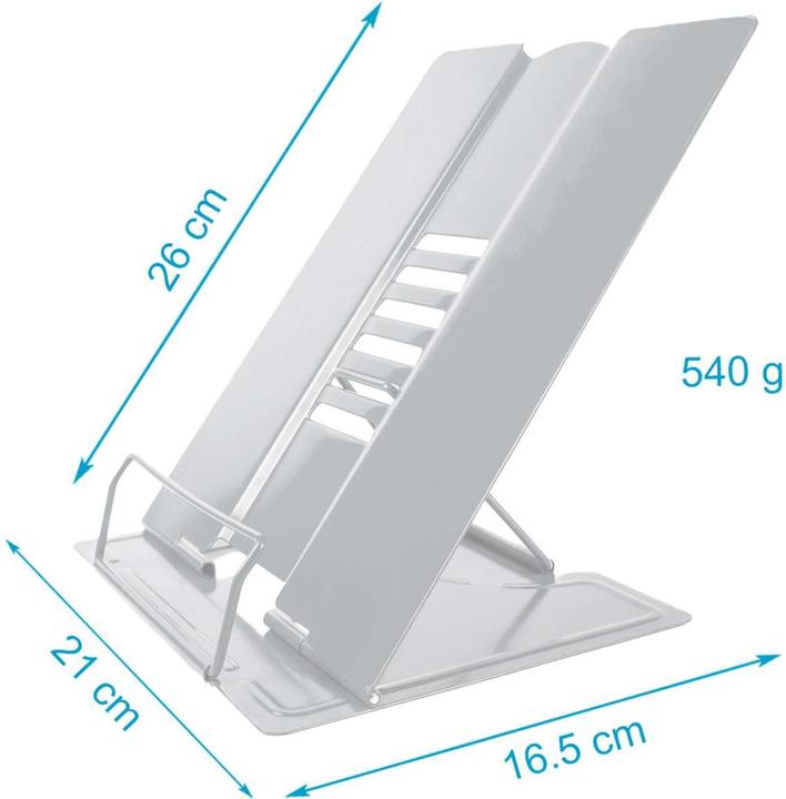 Image du produit Intirilife Support de lecture Support de livre réglable en hauteur pour l'école Bureau Bureau