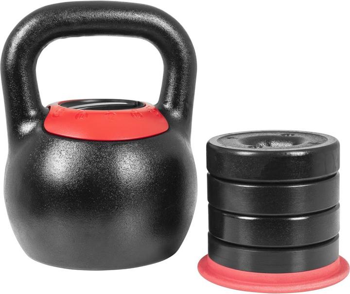 Produktbild Gorilla Sports Kettlebell verstellbar (4 x 2 kg)