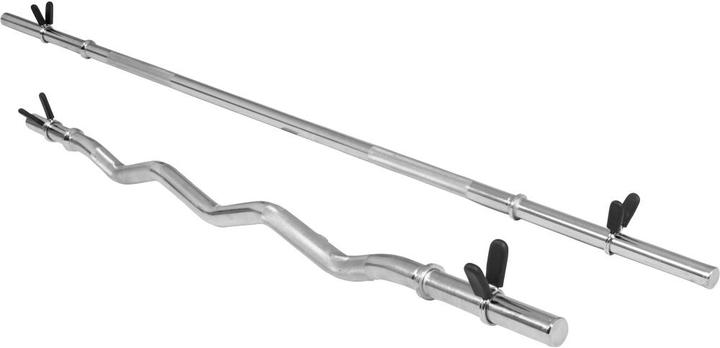 Image du produit Gorilla Sports Barre d'haltères et barre de curl SZ