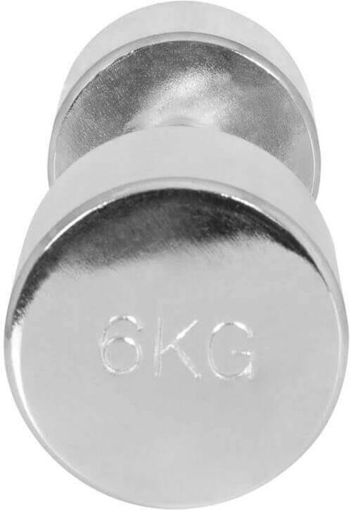 Actual product image Gorilla Sports Chrome dumbbells (2 x 6 kg)
