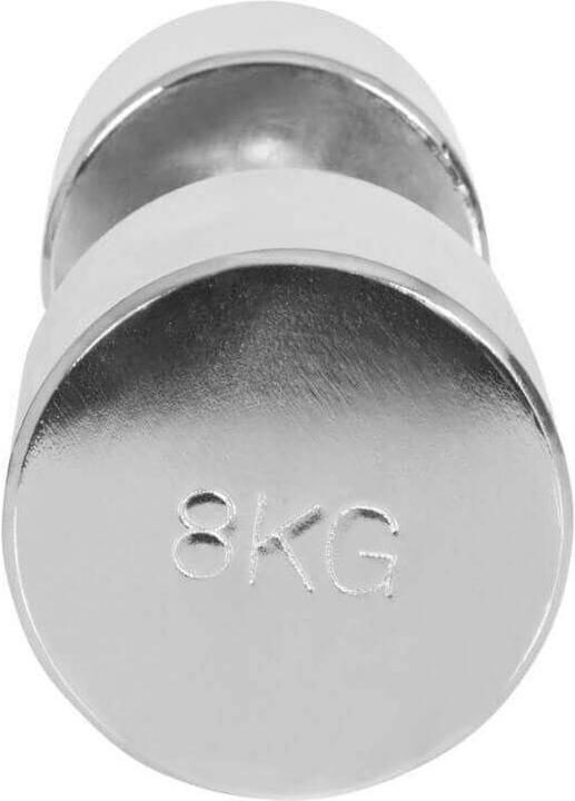Actual product image Gorilla Sports Chrome dumbbells (2 x 8 kg)