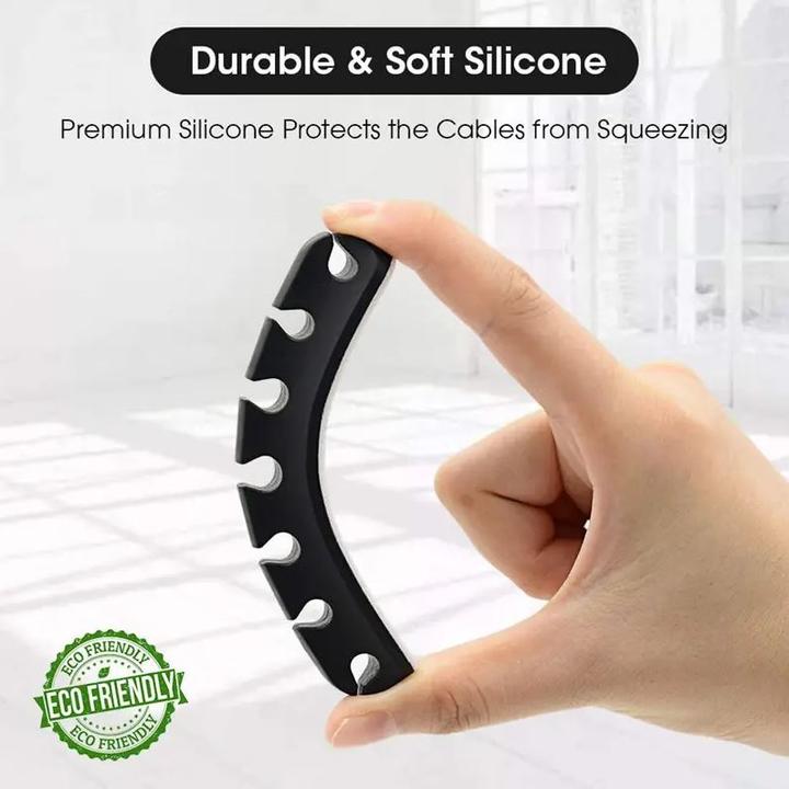 Immagine prodotto PhoneLook Morsetto per cavi in silicone a 7 canali per strisce adesive da tavolo a parete