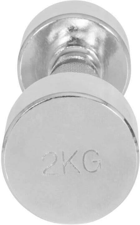 Actual product image Gorilla Sports Chrome dumbbells (2 x 2 kg)