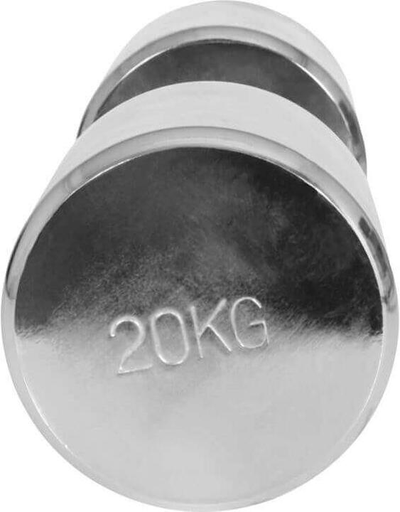 Actual product image Gorilla Sports Chrome dumbbells (1 x 20 kg)