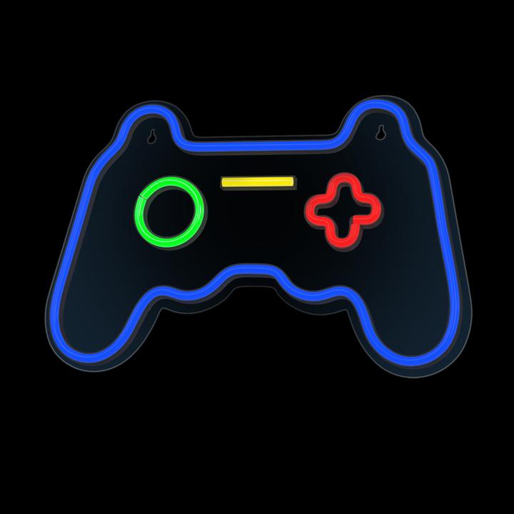 Actual product image Forever Light Neon PLEXI LED GAMEPAD multicolor FPNE03X