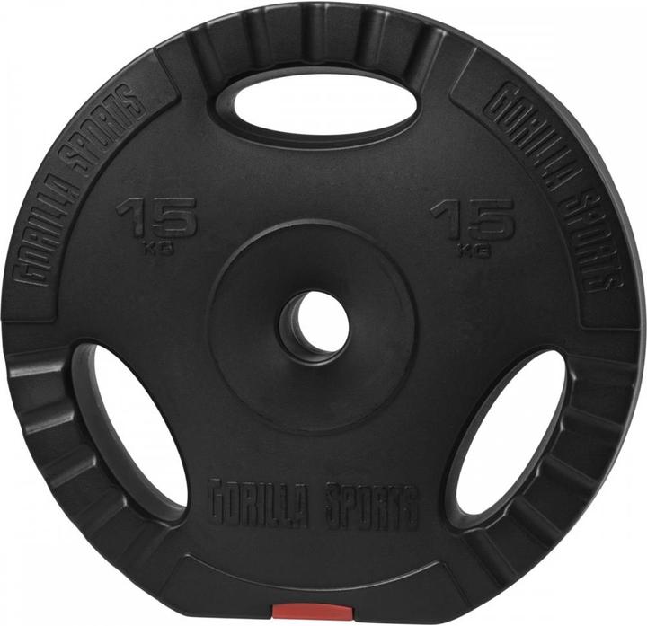 Gorilla Sports Disques d'haltères (1 x 15 kg)
