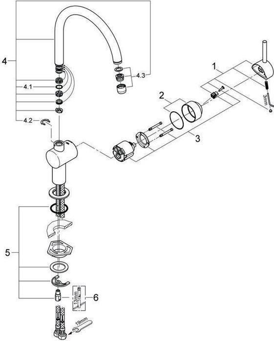 Produktbild Grohe Minta Chrom