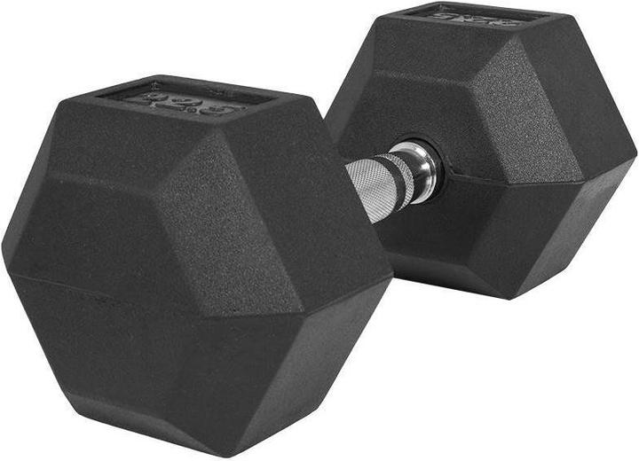 Immagine prodotto Gorilla Sports Manubrio esagonale in gomma da studio (1 x 22,5 kg)