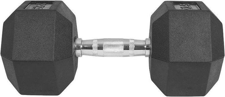 Immagine prodotto Gorilla Sports Manubrio esagonale in gomma da studio (1 x 22,5 kg)