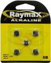 Actual product image Raymax Button cell battery 1,5V ag13/lr44 5 pieces (5 pcs., 13, LR44, 4LR44)