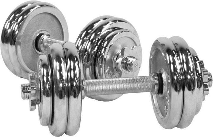 Gorilla Sports Set di manubri (4 x 1,25 kg, 8 x 2,5 kg)
