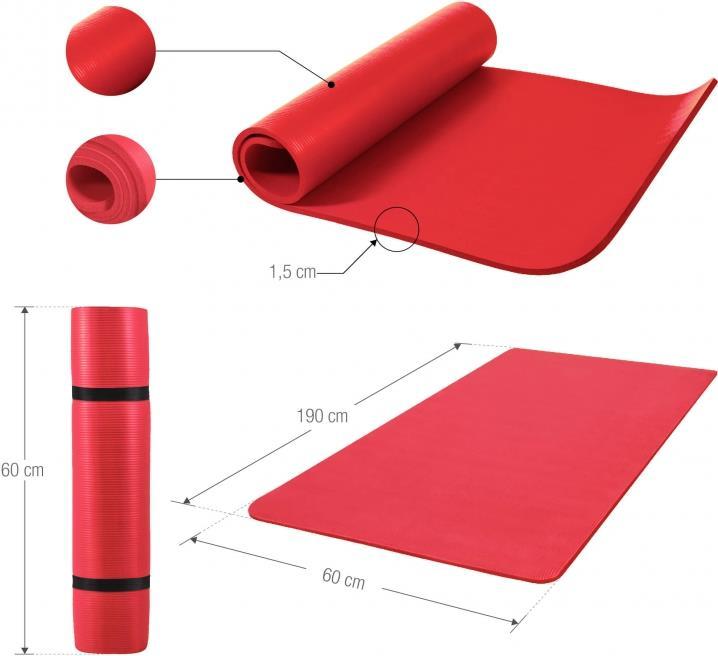 Actual product image Gorilla Sports Yoga mat (15 mm)