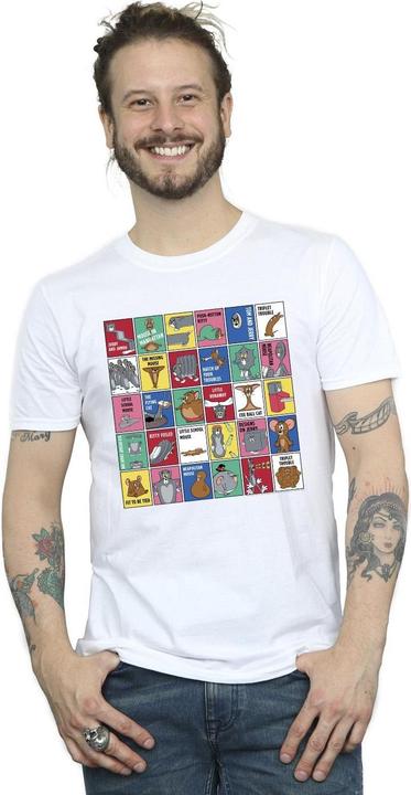 Immagine prodotto Tom & Jerry Grid Squares Maglietta Uomo (3XL)