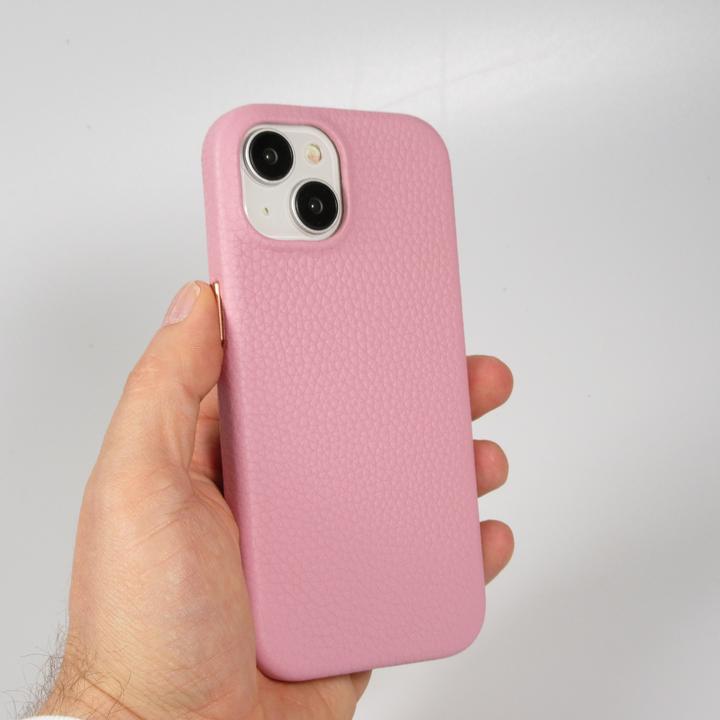 Actual product image PhoneLook Cover Fully grained luxury calfskin with metal buttons and MagSafe (Apple iPhone 15)
