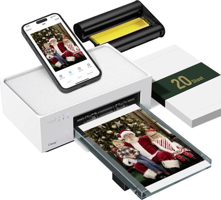 Produktbild Liene Amber M100 Fotodrucker Druck-Auflösung: 300 x 300 dpi Papierformat (max.): 100 x 148mm (Farbe)