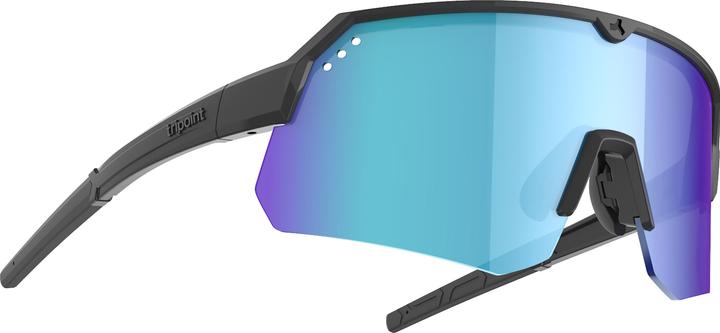 Tripoint sonnenbrille treriksröset (Matt Black, Smoke, Blue Multi)