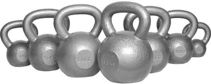 Actual product image Gorilla Sports Kettlebell cast iron (1 x 12 kg, 1 x 16 kg)
