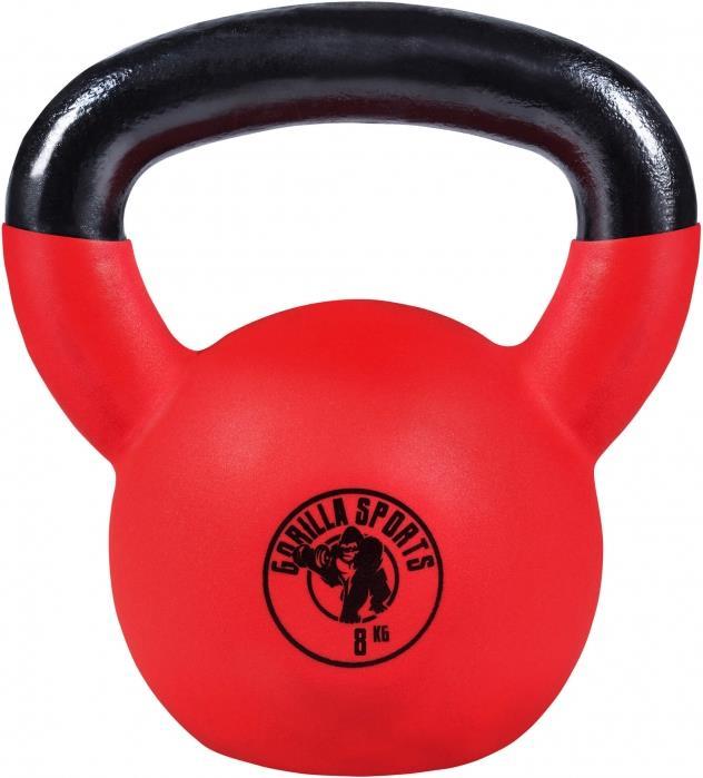 Gorilla Sports Kettlebell (1 x 8 kg, 1 x 22 kg, 1 x 28 kg, 1 x 14 kg, 1 x 16 kg)