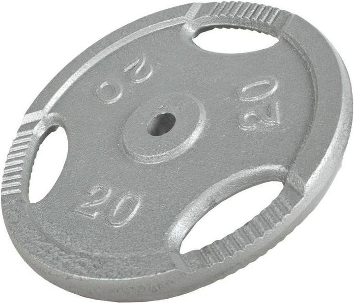 Image du produit Gorilla Sports Disque d'haltères en fonte Gripper 0,5-20 KG (1 x 20 kg)