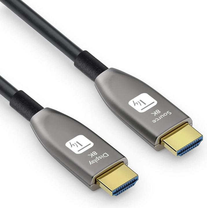 Produktbild Techly HDMI 8K 60Hz AOC LWL Kabel 10m (10 m, HDMI)