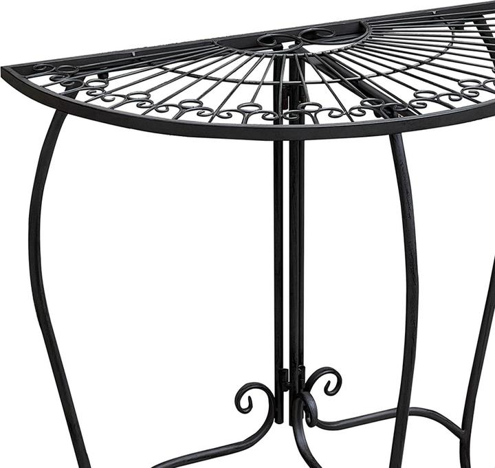Actual product image Mojawo Wall table side table garden table balcony table semicircular foldable (80 cm)