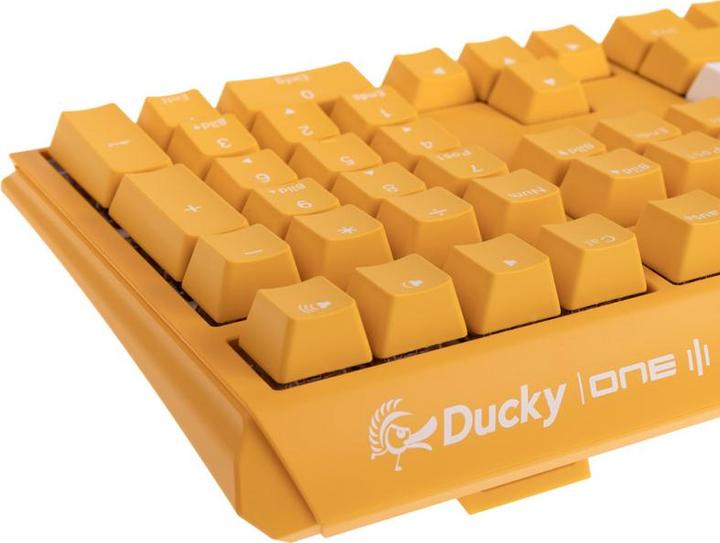 Immagine prodotto Ducky Tastiera da gioco One 3 gialla, LED RGB - MX blu (DE, Cablato)
