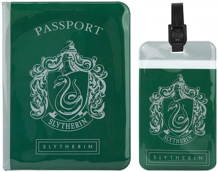 Produktbild Cinereplicas Set of Passport cover and Tag - Slytherin - Harry Potter CR2512 (Tasche)