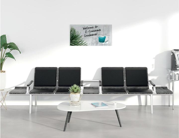 Actual product image Sigel Glass Magnet Board Artverum with Design (Magnet board, 91 x 46 cm)