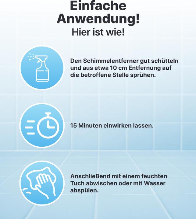 Produktbild Plid Anti-Schimmelspray 1L für ca. 3m² / Schimmelentferner Schimmelspray Chlorfrei
