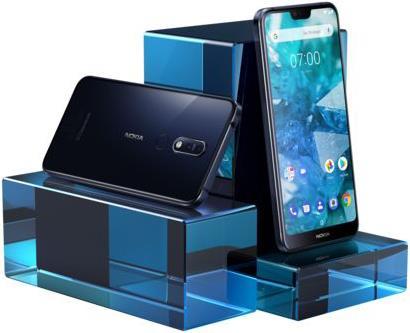 Immagine prodotto Nokia 7.1 (32 GB, Azzurro, 5.80", Doppia SIM Ibrida, 12 Mpx, 4G)