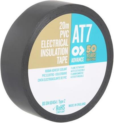 Image du produit Advance Ruban isolant PVC noir 19mmx20m AT7 (19 mm)