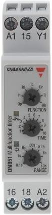 Actual product image Carlo Gavazzi E-Mech Multifunction Timer Relay, SPDT