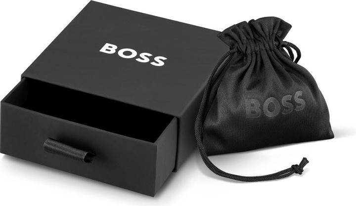 Image du produit Hugo Boss Bracelet en cuir tricoté pour homme 1580152 (19.50 cm, Cuir, Acier inoxydable)