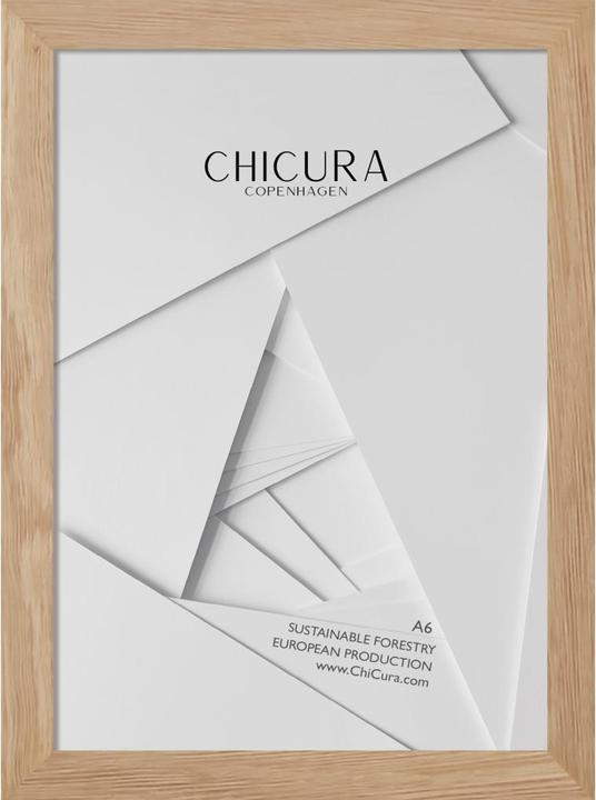 Immagine prodotto ChiCura Cornice di legno - A6 - Quercia - Vetro (A6)
