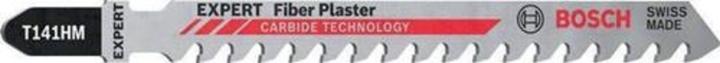 Bosch Professional Zubehör Expert 'Fiber Plaster' T 141 HM Jigsaw blade, 3 pieces