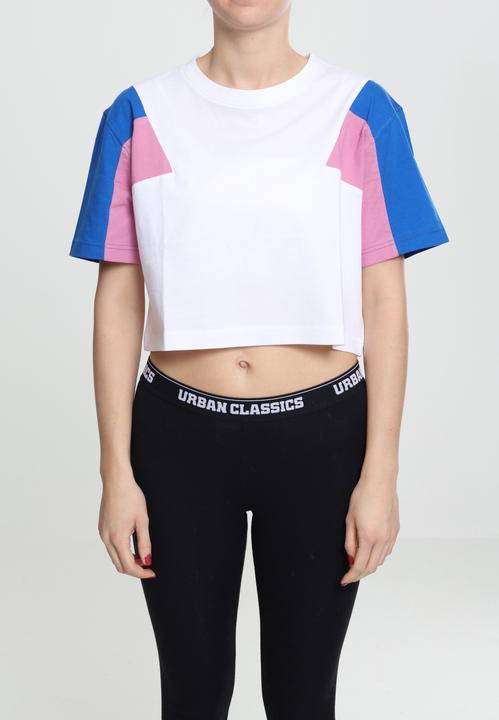 Image du produit Urban Classics Tee short oversize 3-tones pour femmes (L)