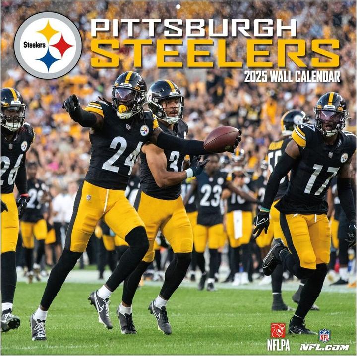 Produktbild NFL - Pittsburgh Steelers - 30.5 x 30.5 cm Team Wandkalender 2025 (30.5 x 30.5 cm, Französisch, Italienisch, Spanisch, Deutsch, Englisch)
