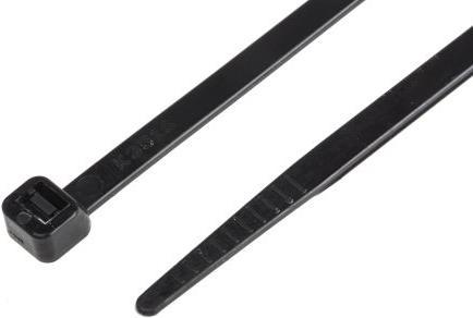 Actual product image Rs Pro Cable tie 300x4,8mm black (300 mm, 100 pcs.)