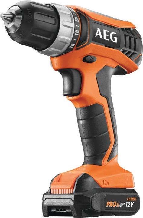 AEG Cordless drill driver BS 12 G3-202C 12 V 2 Ah 1.5 - 10 mm (Rechargeable battery operated)