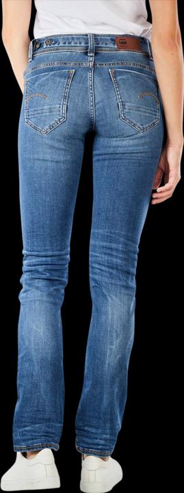 Immagine prodotto G-Star Midge Zip Mid Straight Jeans medio indaco invecchiato (W31/L36)