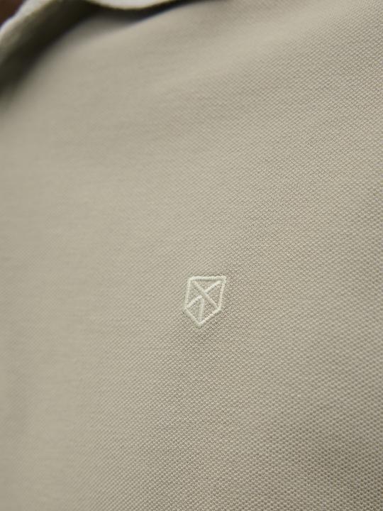 Actual product image Jack & Jones Single-coloured shirt collar polo shirt Poloshirt (XL)