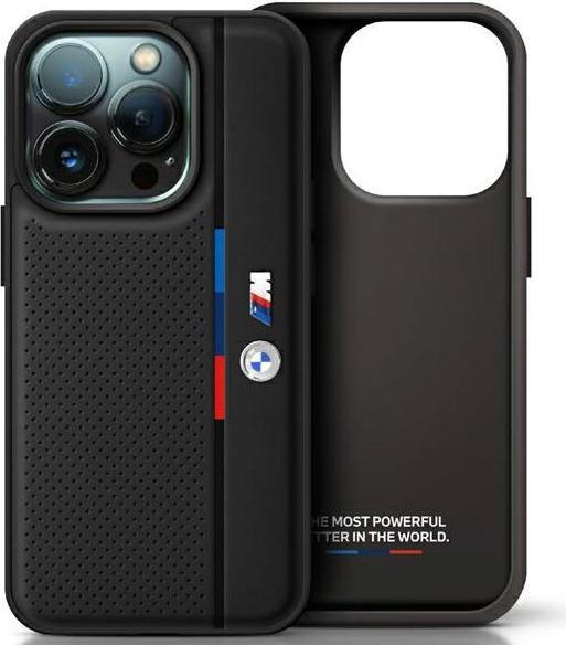 Immagine prodotto BMW BMHCP16X23PUPVK Custodia rigida per iPhone 16 Pro Max 6,9" in pelle/nero M Linea di dettaglio (Apple iPhone 16 Pro Max)