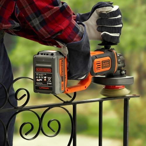Productafbeelding Black & Decker Accu Haakse Slijper BCG720M1 (125 mm)