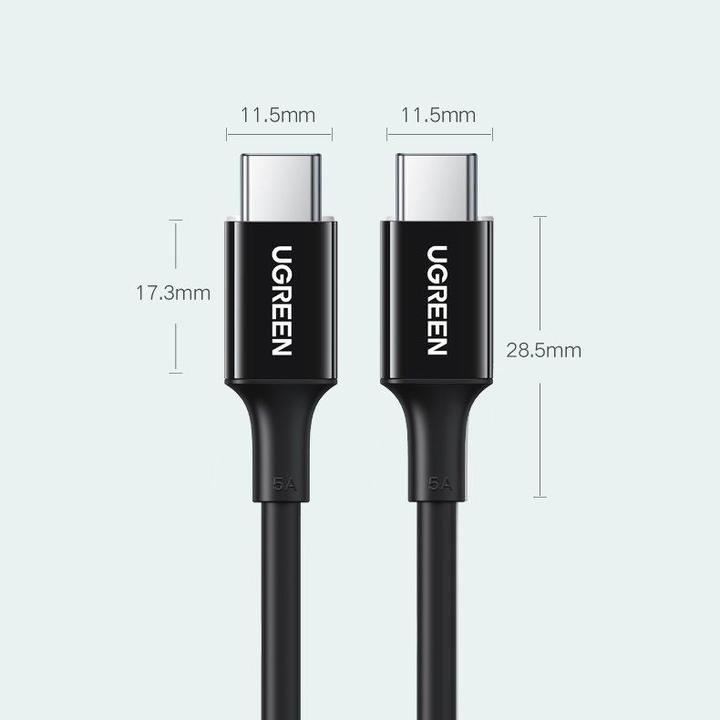 Productafbeelding Ugreen USB C – USB C (2 m, USB 2.0)
