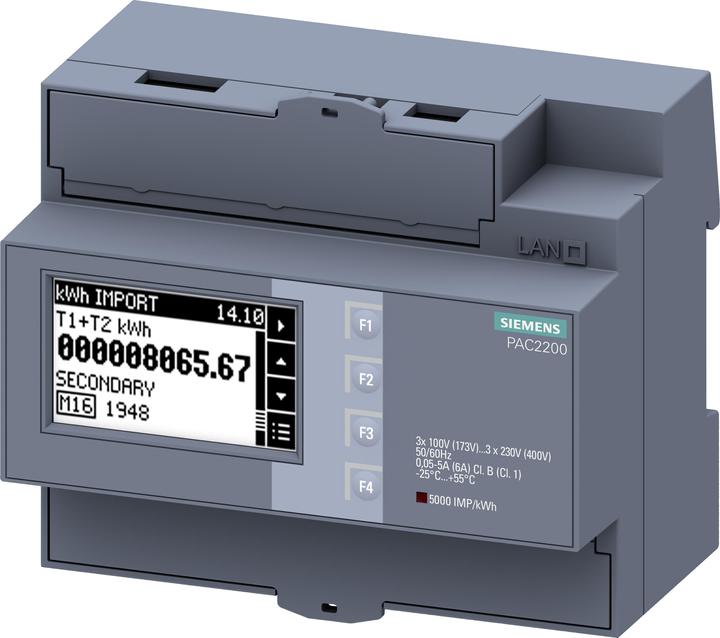 Produktbild Siemens SENTRON PAC2200 DIN rail power monitorin