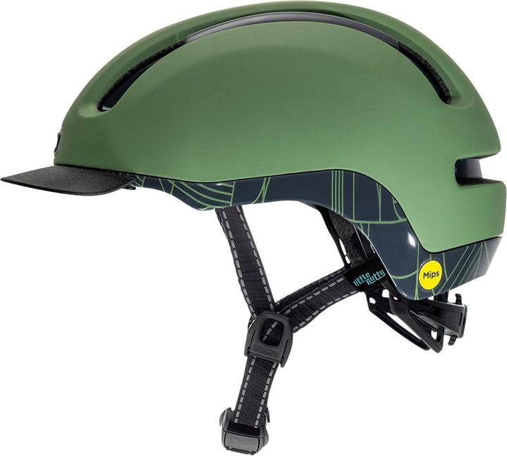 Actual product image Nutcase Vio Adventure MIPS helmet, Bahous Green, L/XL | 59-62cm (59 - 62 cm)